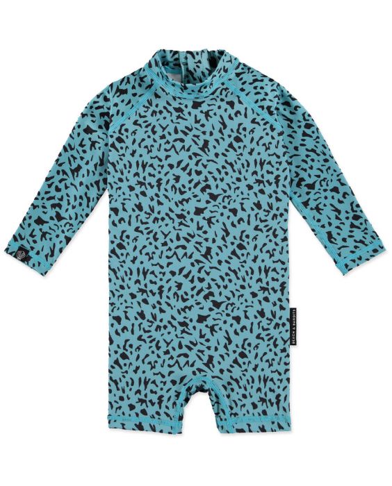 Beach & Bandits - UV-Badeanzug für Babys - Langarm - UPF50+ - Blue Lagune - Blau