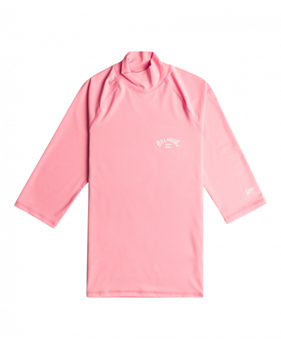 Billabong - UV-Rashguard für Frauen - Tropic Surf - Kurzarm - UPF50+ - Flame Rosa