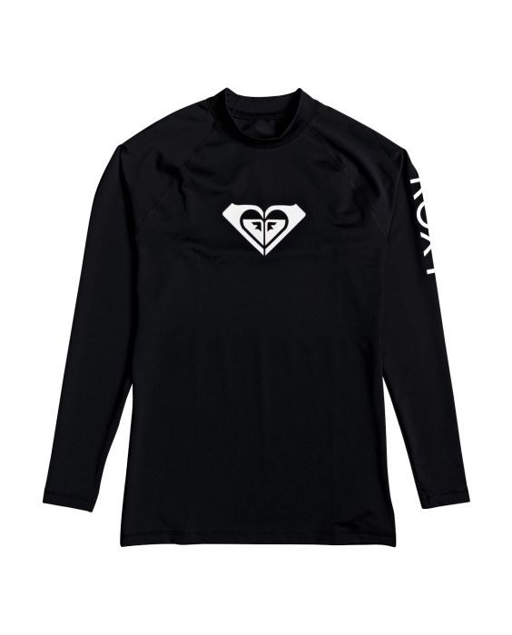 Roxy - UV Rashguard für Mädchen - Whole Hearted - Langarm - Anthrazit