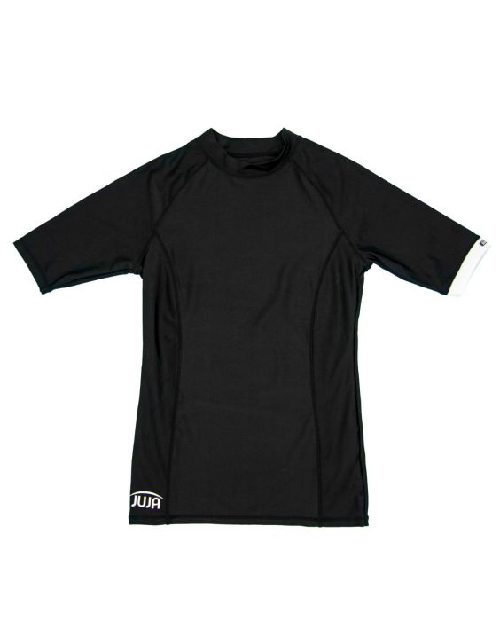 JUJA - UV-Badeshirt mit kurzen Ärmeln für Frauen - UPF50+ - Solid - Schwarz