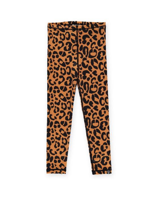 Beach & Bandits - UV-Schwimmlegging für Mädchen - UPF50+ - Coco Leopard - Braun