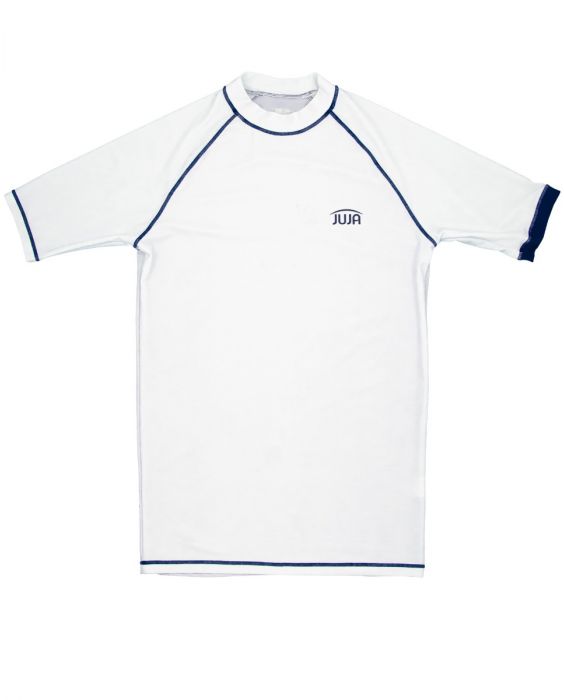 JUJA - UV-Badeshirt mit kurzen Ärmeln für Männer - UPF50+ - Solid - Weiß