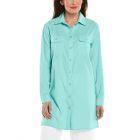 Coolibar - UV Shirt für Damen - Santorini Tunikabluse - Seekristall