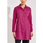 Coolibar - UV Tunika Shirt für Damen - Santorini - Einfarbig - Rosa