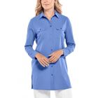 Coolibar - UV Tunika Shirt für Damen - Santorini - Aura Blau