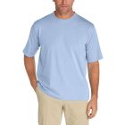 Coolibar - UV T-Shirt für Herren - Kurzarm - Morada Everyday - Einfarbig - Vintage Blau  