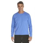 Coolibar - UV Schutz Langarm Shirt Herren - leuchtend blau