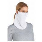 Coolibar - UV-schützende Gesichtsmaske für Erwachsene - Crestone - Weiß