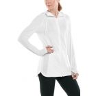 Coolibar - UV Full-Zip Jacke für Damen - Astir - Einfarbig - Weiß