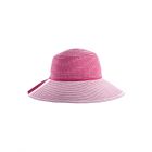 Coolibar - UV-Hut mit breiter Krempe für Mädchen - Tea Party Ribbon - Pink/Weiß
