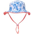Snapper Rock - UV-Bucket Hut - Umkehrbar - Cottage Floral - Blau/Pink