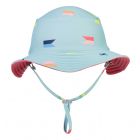 Snapper Rock - Wendbarer UV-Bucket Hut für Jungen - Maritieme Fliers - Hellblau/Koralle