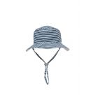 Snapper Rock - UV Bucket Hut für Kinder - Gestreift - Navy/Weiß