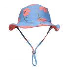 Snapper Rock - UV-Wendebarer Fischerhut für Kinder - Beach Blossom - Pink/Blau