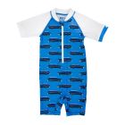JUJA - UV-Schwimmanzug für Babys - Kurzärmlig - Oldtimer - Hellblau