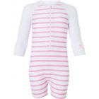 Snapper Rock - UPF50+ Anzug mit langem Arm Baby rosa Streifen