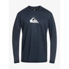 Quiksilver - UV-Surf T-shirt für Herren - Solid Streak Langarm - UPF50 - Navy Blazer - Blau