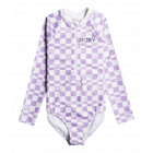 Roxy - Badeanzug für Mädchen - Magical Waves - Langarm - Purple Rose Flower Box