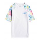 Roxy - UV Rashguard für Mädchen - Lycra Printed Sleeve - Kurzarm - Bright White/Surf Trippin