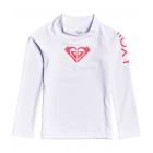 Roxy - UV-Badeshirt für junge Mädchen - Langarmshirt - Whole Hearted - Hellweiß