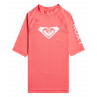 Roxy - UV Rashguard für Mädchen - Whole Hearted - Kurzarm - UPF50 - Sun Kissed Coral