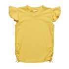 Snapper Rock - UV-Rash-Top für Mädchen - Kurze flatternde Ärmel - Ringelblume - Gelb