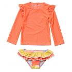 Snapper Rock - UV-Badeset für Babys und Kinder - Langarm - Good Vibe - Tangerine