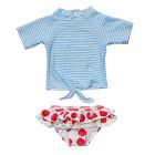 Snapper Rock - UV-Badeset für Babys und Kinder - Kurzarm - Juicy Fruit - Blau/Rot