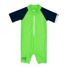 JUJA - UV-Badeanzug mit kurzen Ärmeln für Babys - Hoch visuell - UPF50+ - Cool Coconut Club - Neon limone