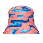 Snapper Rock - UV-Fischerhut für Jungen - UPF50+ - Whale Tail - Pink/Blau