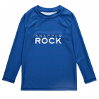 Snapper Rock - UV-Rash-Top für Kinder - Langarm - UPF50+ - Denim-Logo - Marineblau