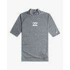 Billabong - UV-Surf-T-Shirt für Herren - Waves All Day - Kurzarm - UPF50+ - Dark Grey Heather
