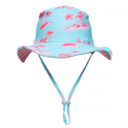 Snapper Rock - Wende-UV-Fischerhut für Mädchen - UPF50+ - Lighthouse Island - Blau/Pink
