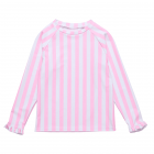Snapper Rock - UV-Rash-Top für Mädchen - Langarm - UPF50+ - Pink Stripe